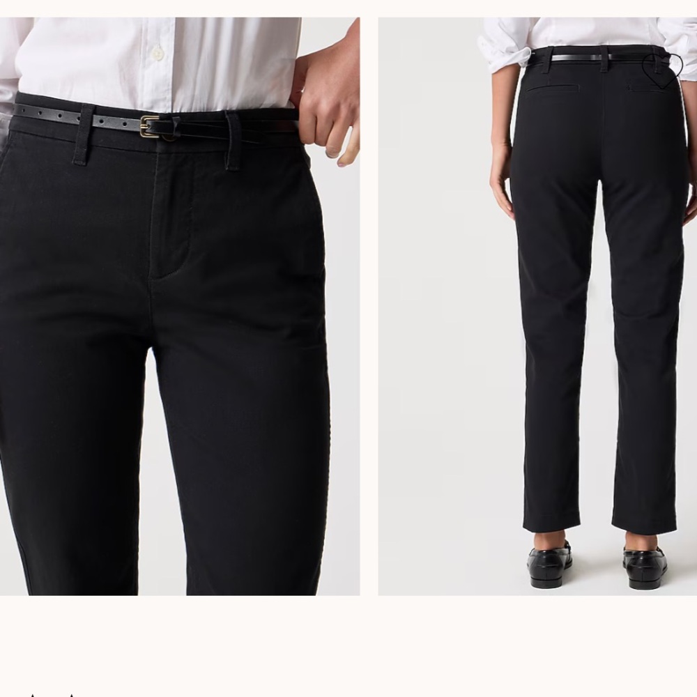 J crew High-rise girlfriend chino pant size 8p NWT